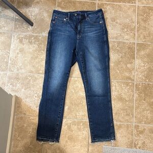 GAP Dark Blue Straight Leg Women's Jeans